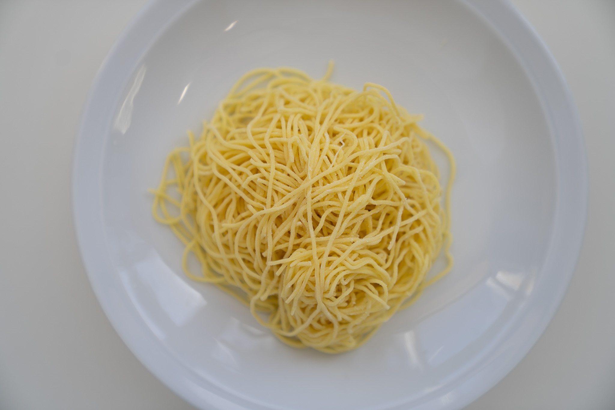 極細のストレート麺